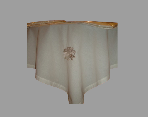 Le Blanc De Gueliz Linge Professionnel Hotellerie Nappe Brodee En Coton